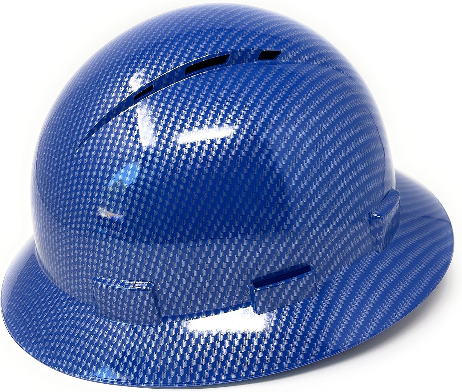 HDPE Hydro Dipped Full Brim Hard Hat with Fas-trac Suspension