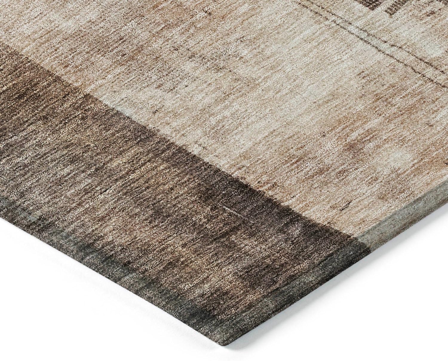 Addison Rugs Chantille ACN1202 Brown 3' x 5' Indoor Outdoor Area Rug, Easy Clean, Machine Washable, Non Shedding, Bedroom, Entry, Living Room, Dining Room, Kitchen, Patio Rug