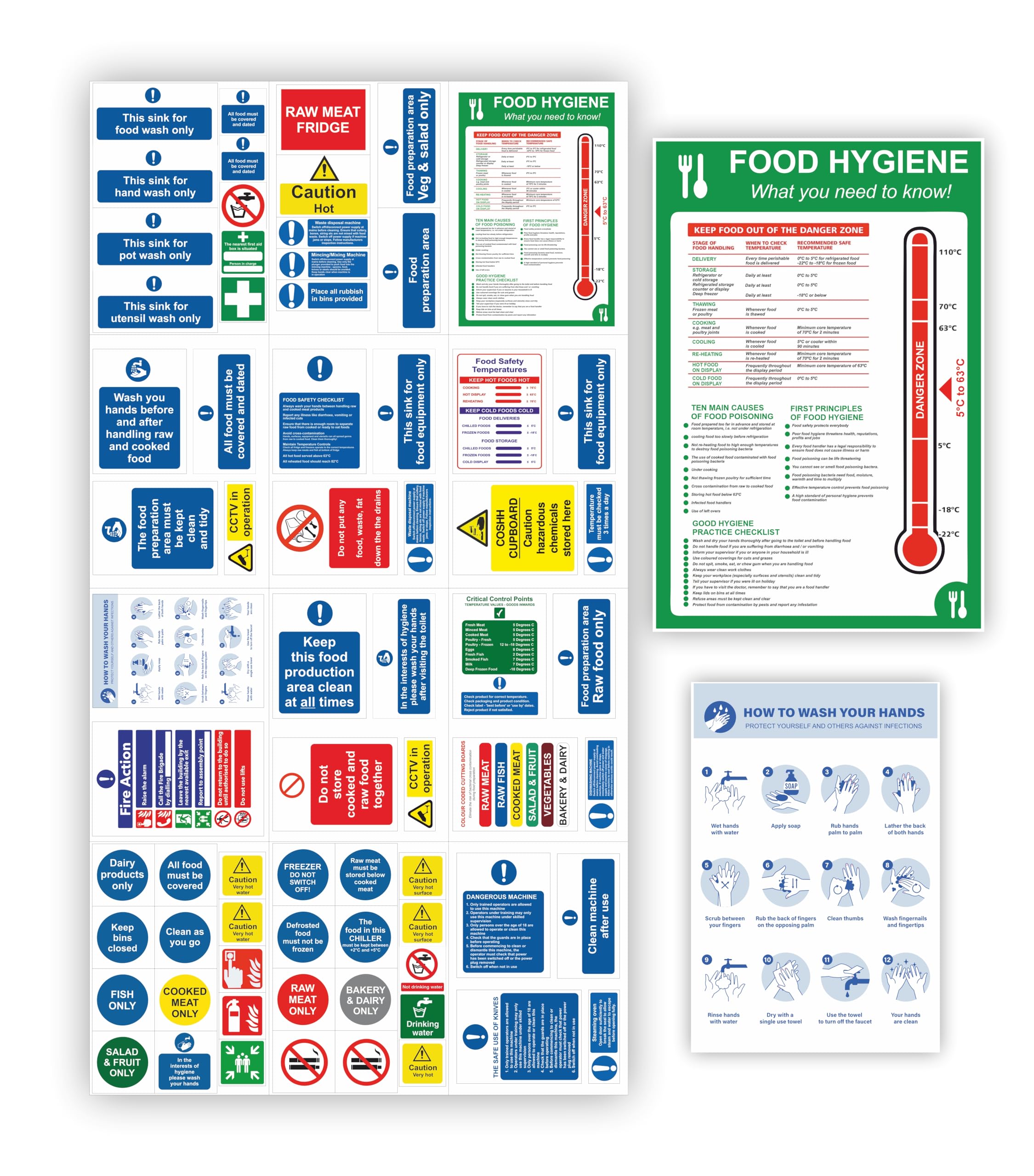 Kitchen Signage - Full Set
