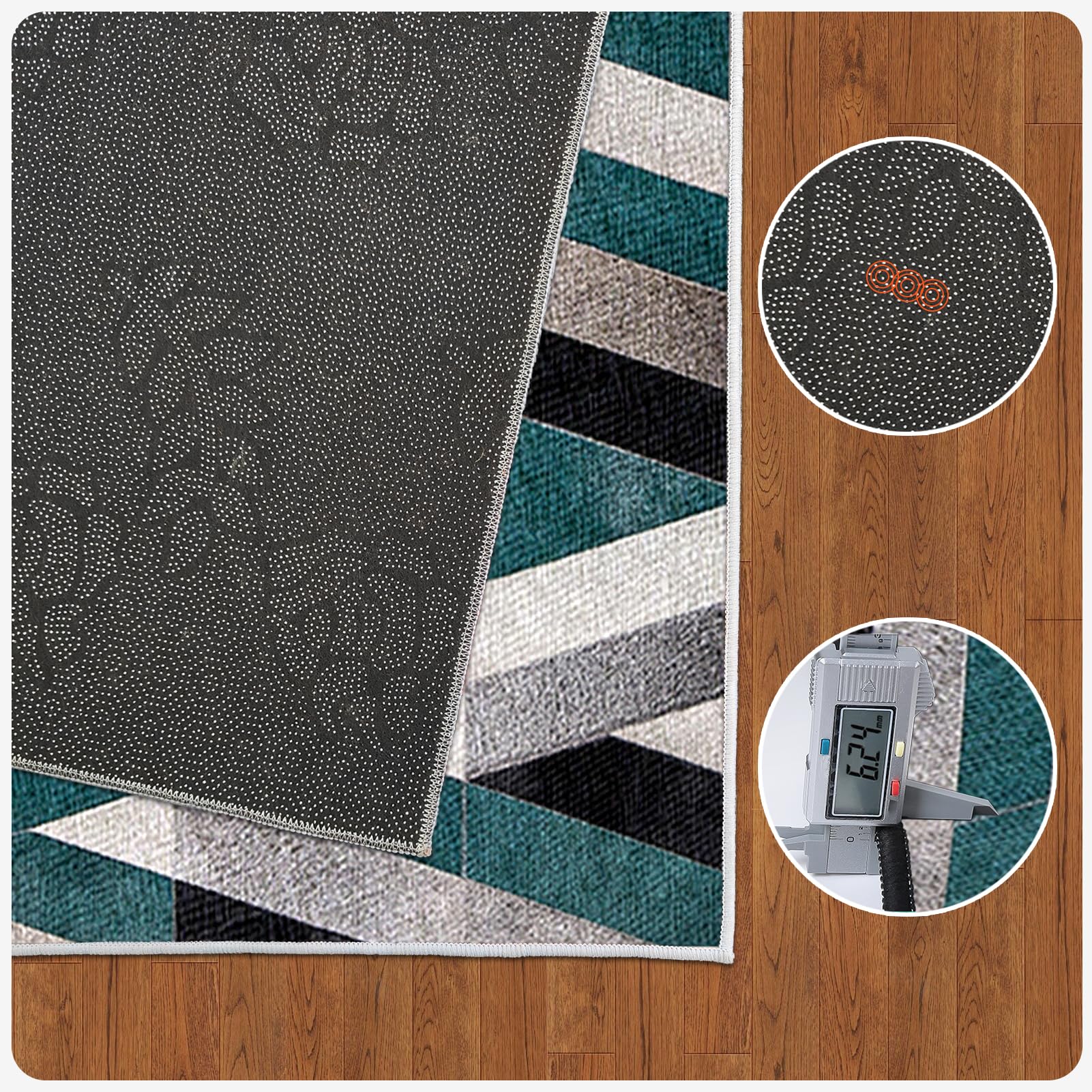 Extra Lungo Corridoio Hall Runner 80 x 300 cm Tappeto Cucina Antiscivolo Tappeti passatoia corridoio Lavabile Tappeti Runner Passatoia Lungo per Ingresso Lavanderia Camera da Letto