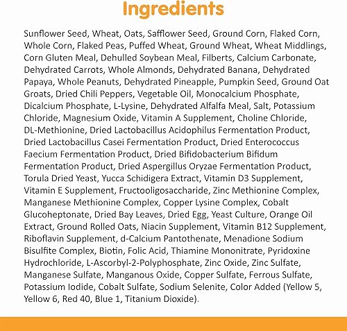 Miniatura 4 de Sunseed 49050 Vita Prima Sunscription Loro Alimento - Fórmula de alta variedad, 4 libras