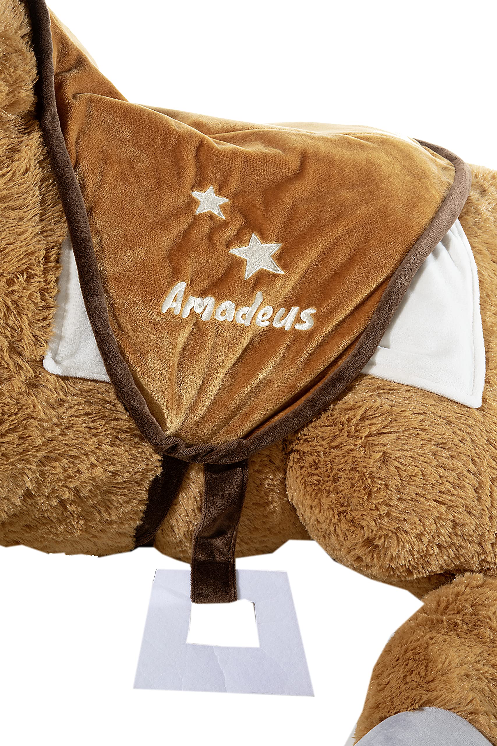 Heunec 636774 Bibi & Tina Amadeus - Caballo Tumbado XXL, Color marrón