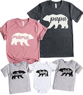 Teeny Fox Mama Bear Papa Sister Brother 