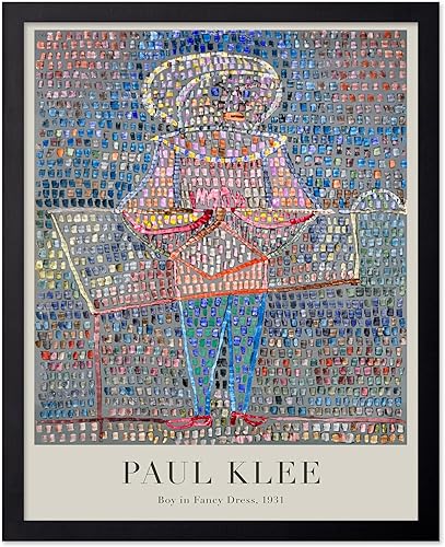 Miniatura 1 de Poster Master Póster vintage de Paul Klee, impresión de pintura retro de niño con vestido elegante, arte de acuarela, regalo para él, ella, padres,