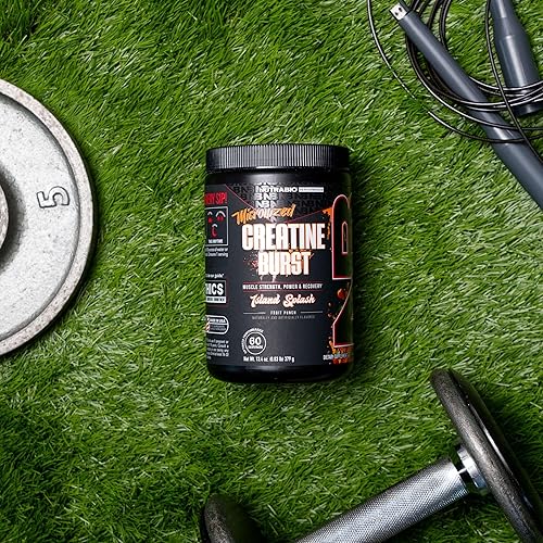 Miniatura 3 de NutraBio Creatine Burst  Monohidrato de creatina micronizada en polvo  300 G  Crecimiento muscular, reducir el dolor  Tiempo de recuperación más