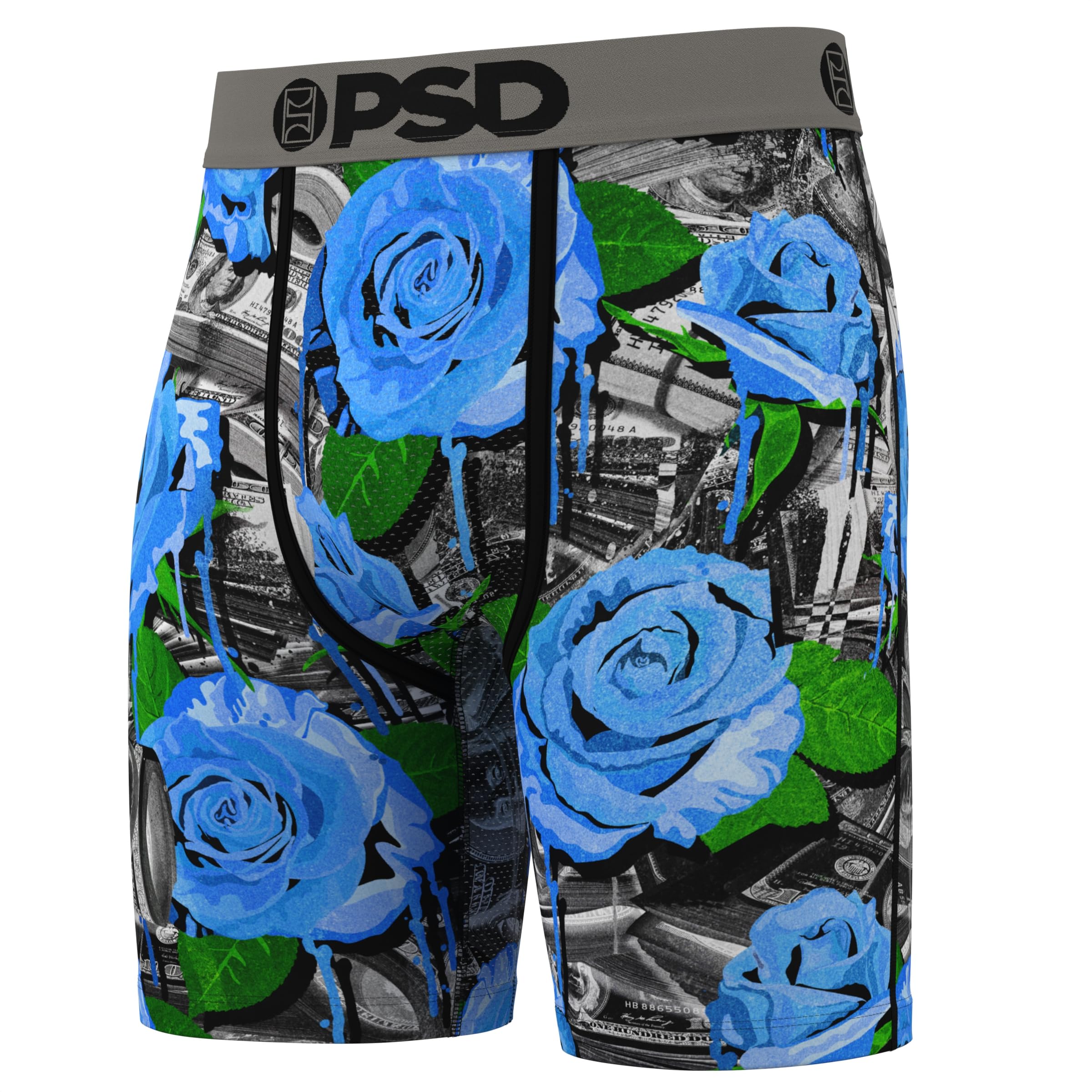 PSD | Boxer da Uomo Get Lucky | Design Sportivo con Tasca Traspirante in microrete | Tessuto Elasticizzato in Quattro direzioni | Cuciture Piatte