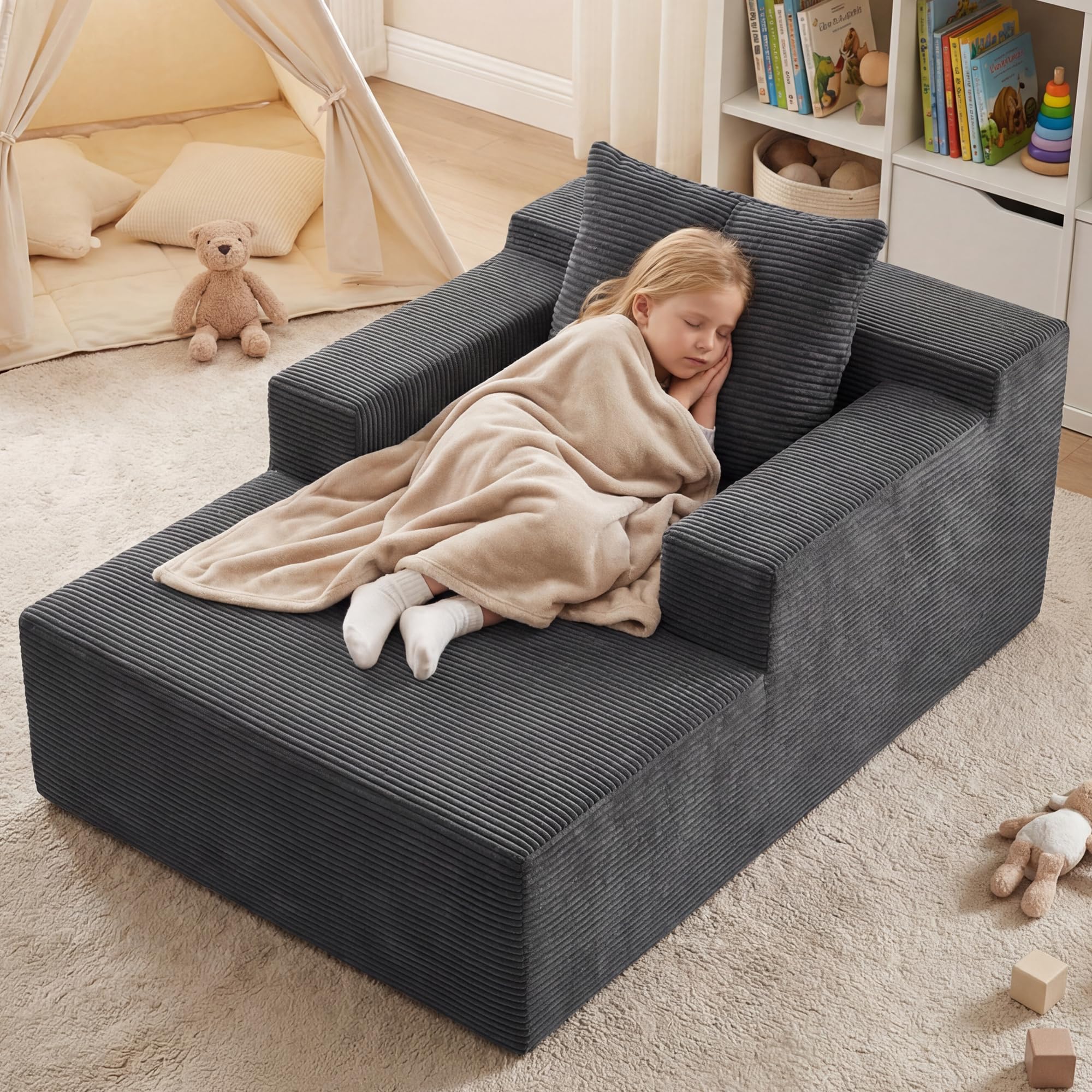 GRUSIGN 45 Corduroy Chaise Lounge