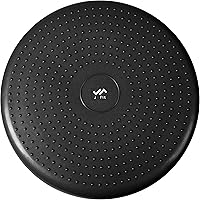 Vista 1 de JFIT Inflatable Balance and Stability Disc, Black, 13-Inch