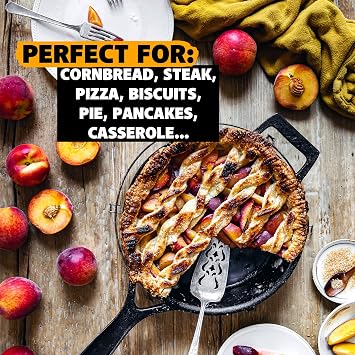 Stargazer 12-Inch Cast Iron Skillet | Made in USA, Seasoned, Premium Frying Pan for Grilling, Searing, Baking & More Durable Cast Iron with Smooth Cooking Surface