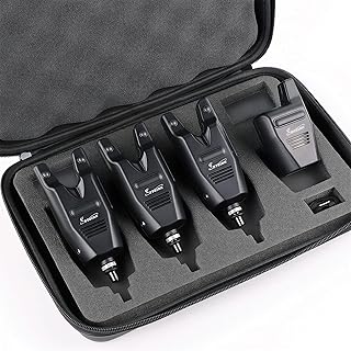 Steinn Elektronische Funk Bissanzeiger Set mit LED für Karpfenangeln