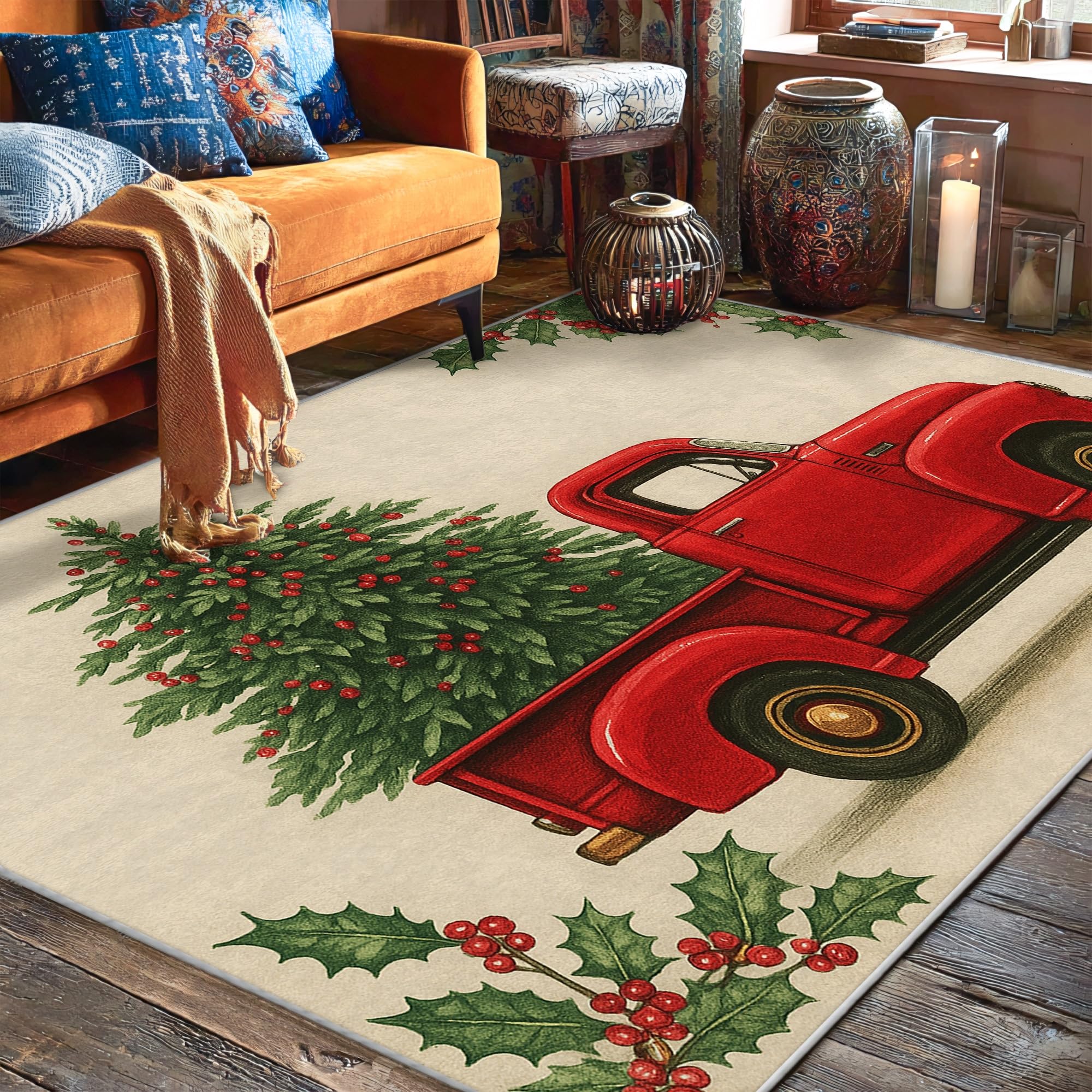 Tapis de sol dessous de lit pour isoler et décorer une chambre à coucher 1,5 x 2,1 m