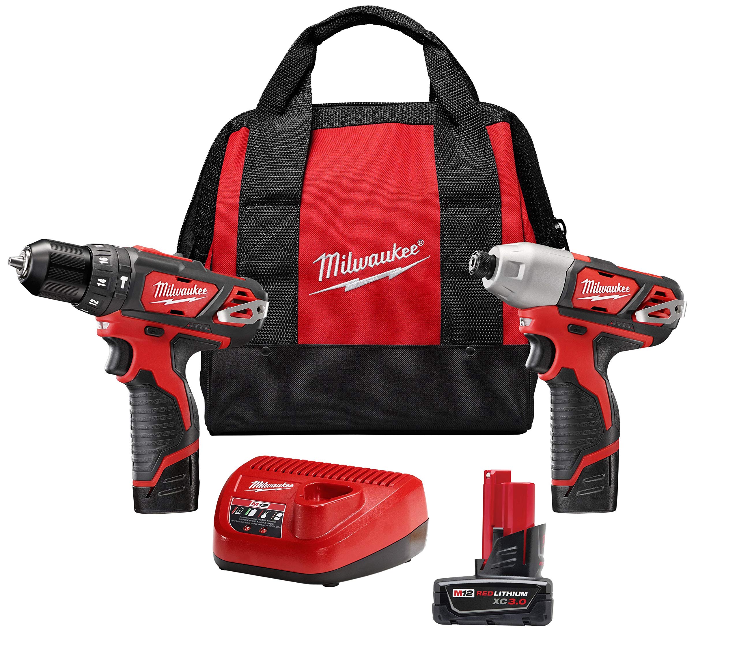 M12 12-Volt Lithium-Ion Cordless Drill Driver/Impact Driver Combo Kit (2-Tool) with Free M12 XC Battery Pack