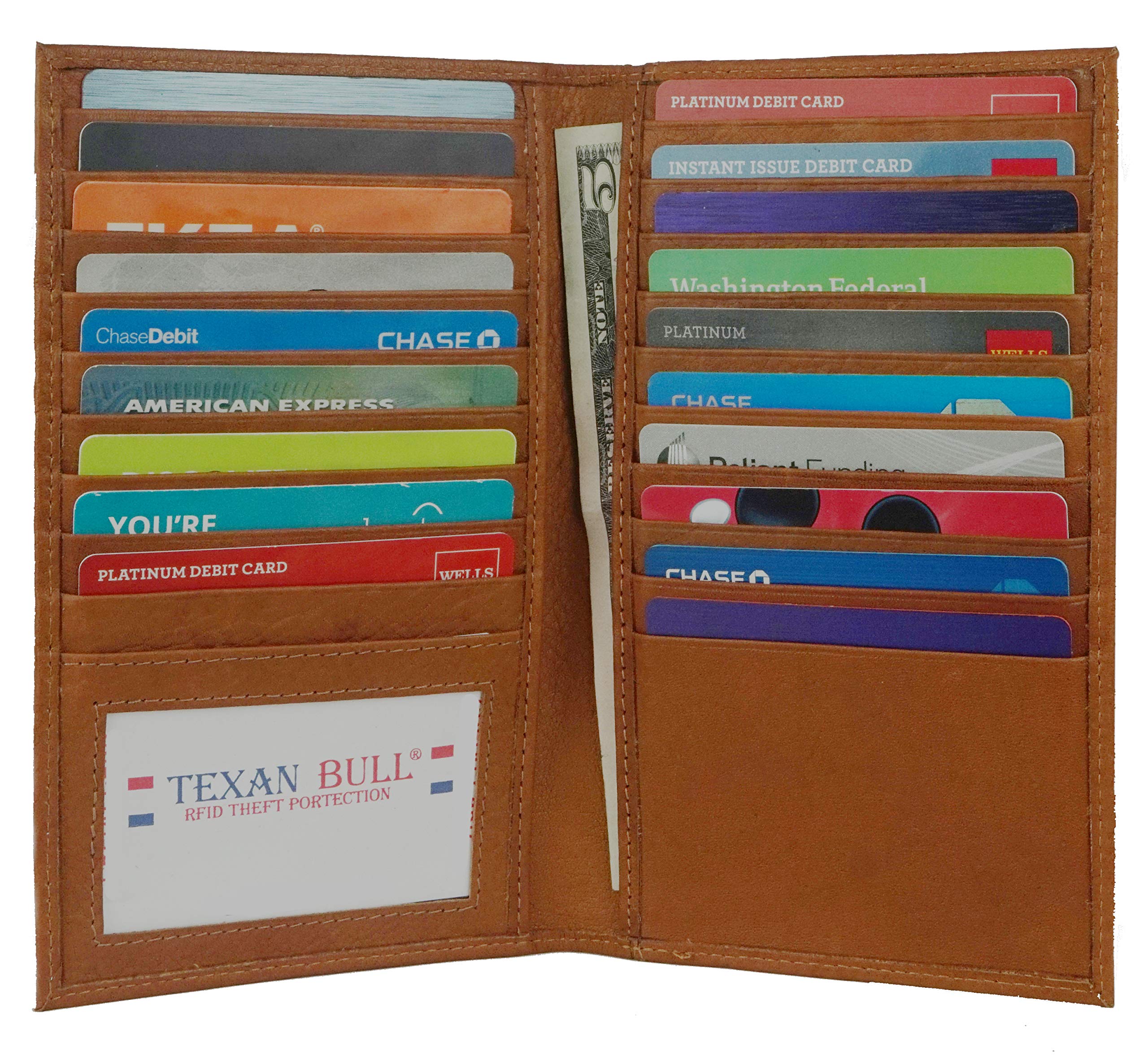 Texan BullRFID Signal Blocking Credit Card Holder Wallet Organizer Unisex Wallet