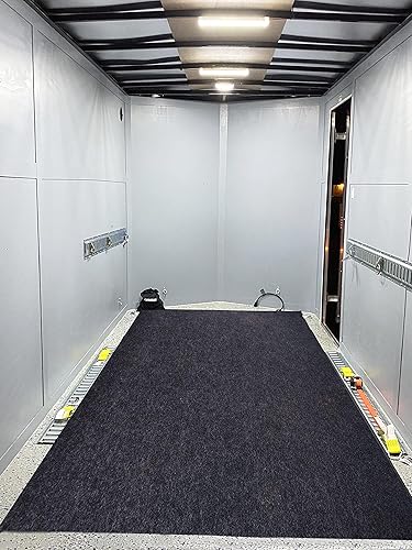 Miniatura 14 de JOMMIE CHEN Alfombrillas de garaje de 36 x 60 pulgadas para absorber líquidos, bandeja de goteo de aceite para debajo del automóvil, capa