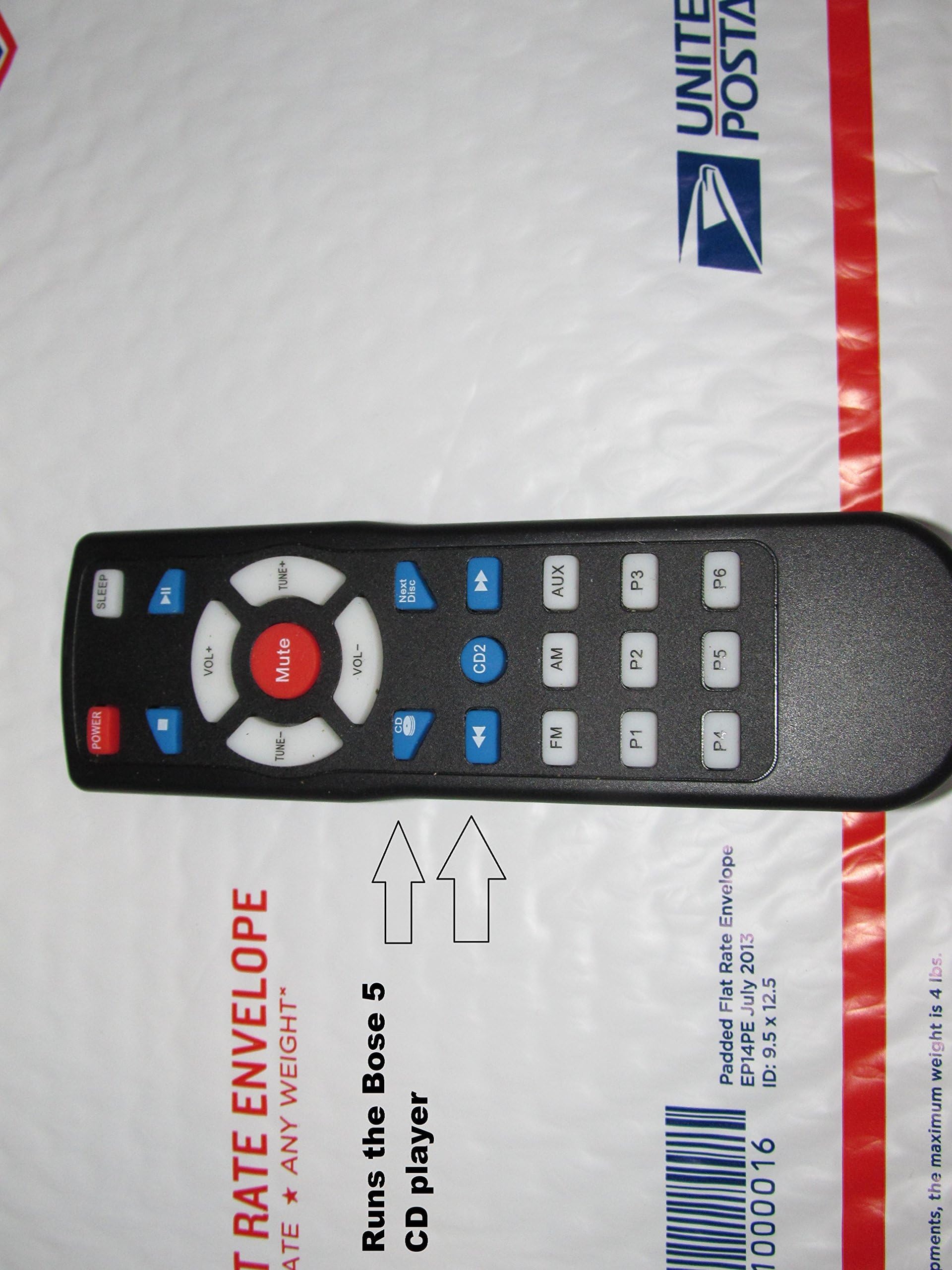 Replacement remote for the Bose Wave radio/CD (Black)