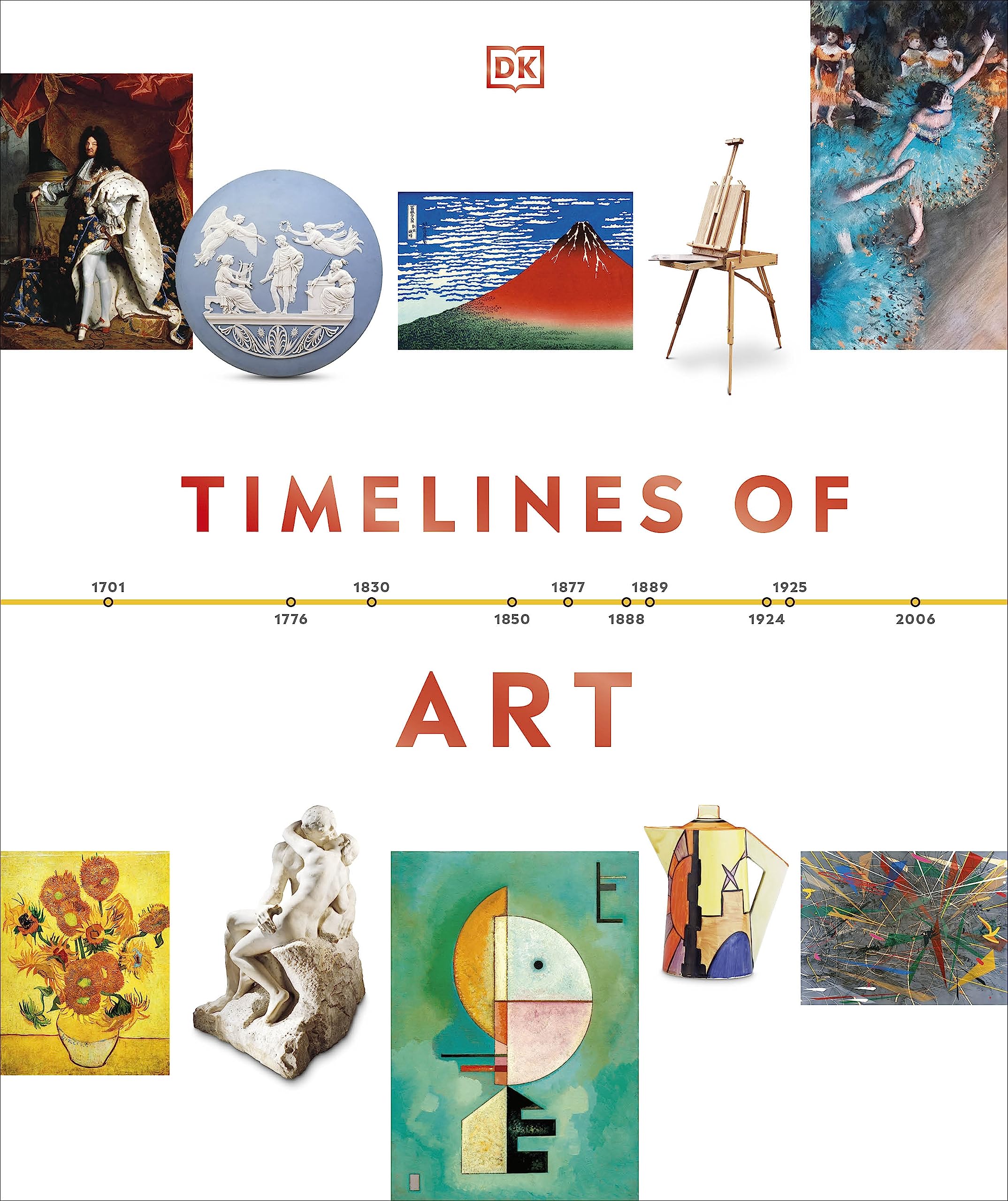 Timelines of Art grand livre DK en anglais idée cadeau idéal passionnés