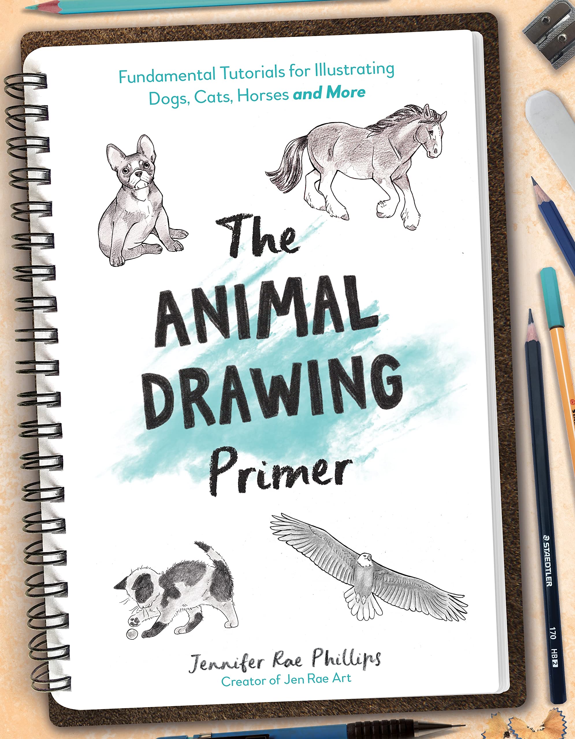 The Animal Drawing Primer by Jennifer Rae Phillips (Paperback Book)