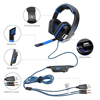 [値段交渉可]KOTION EACH 3.5mmゲーミング ヘッドセット 値段交渉可]KOTION EACH 3.5mmゲーミング ヘッドセット Amazon