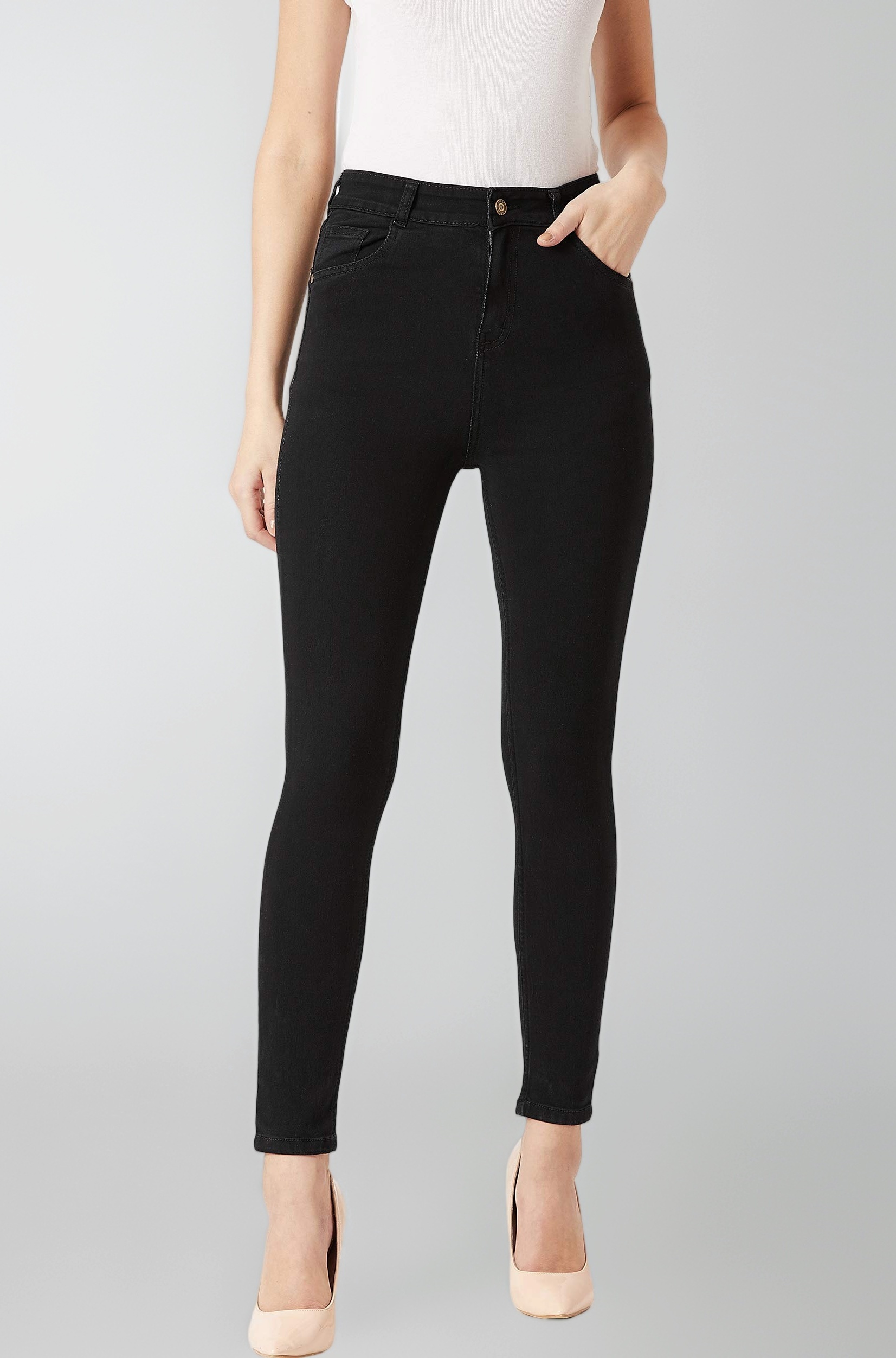 Miss Chase Women's Skinny Fit High Rise Jeans