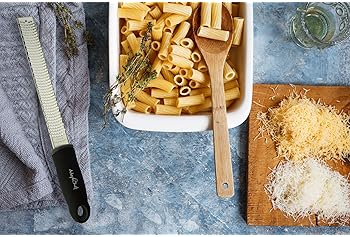 Citrus Lemon Zester & Cheese Grater by AdeptChef - Parmesan Cheese, Lemon, Ginger, Garlic, Nutmeg, Vegetables, Fruits...