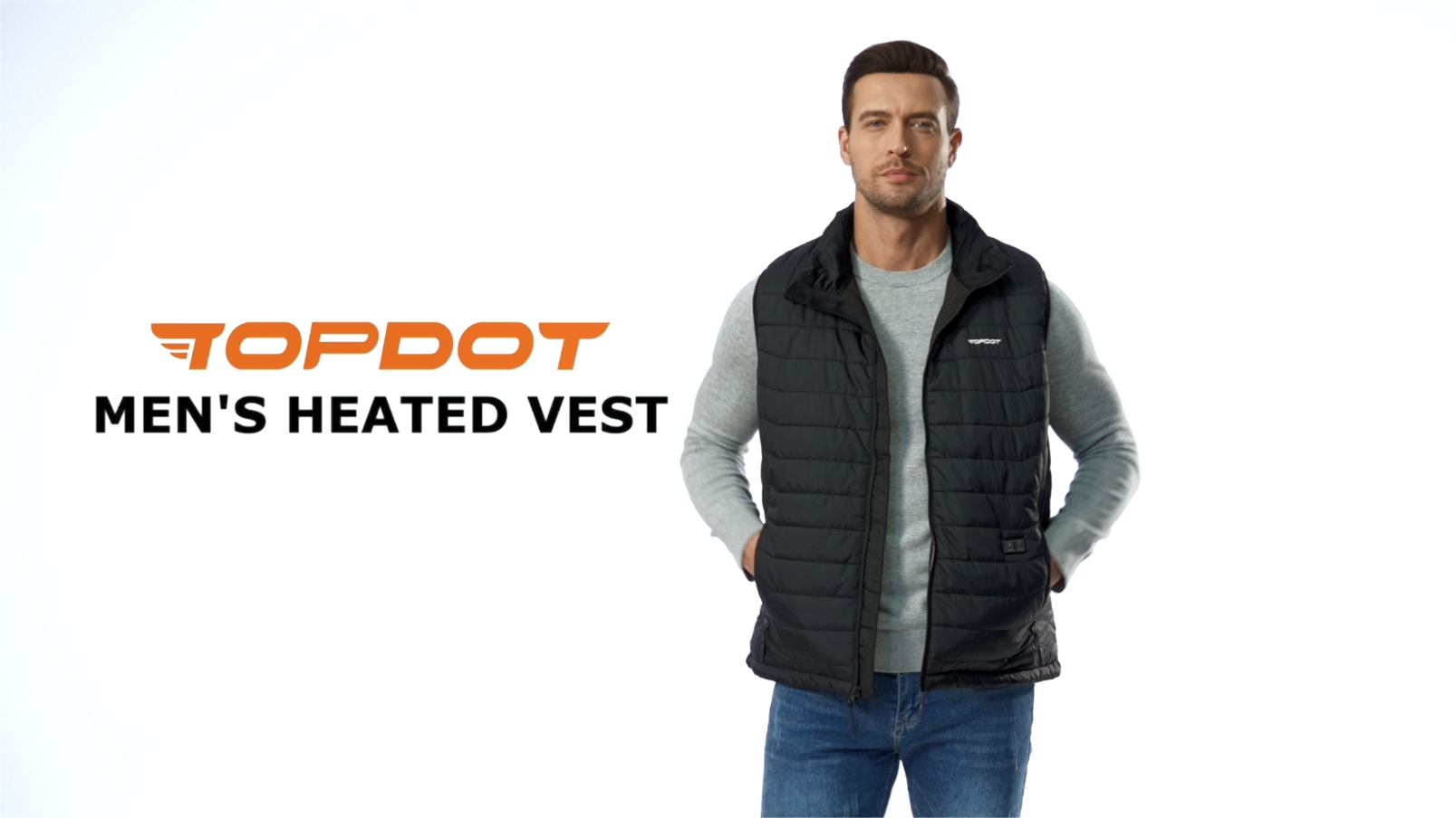 top dot heated vest