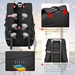 RFID Cafele Laptop Backpack Travel Computer Backpack College Bookbag School Backpack with USB Charging Port