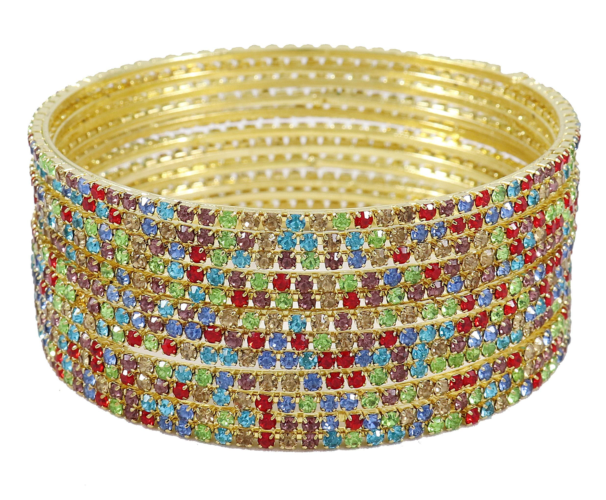 See full amazon price history chart for ZULKA Non-Precious Metal, Base Metal and Zircon Gemstones Worked Sleek Beautiful Bangle Set for Women/Girls (Multi_2.8 Inch) Pack Of 12 Bangles ZULKA Non-Precious Metal, Base Metal and Zircon Gemstones Worked Sleek Beautiful Bangle Set for Women/Girls (Multi_2.8 Inch) Pack Of 12 Bangles (B095J2CVPY) Amazon Price History, Amazon Price Tracker