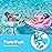 SLOOSH Inflatable Pool Floats Adult,2 Pack Pool Chairs with Cup Holders,Blow up Floats Chair,Hammock Noodle Mat Leaves Design for Relaxing Summer Water Fun Swimming Party Beach,Blue,Pink