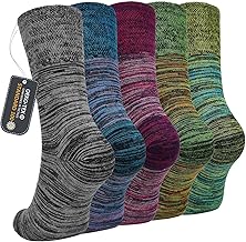 Mens Stylish Cotton Socks: Classic Breathable Socks with Soft Cuff and Seamless Toe for Work Office Dress and Daily Use Perfect Gift Idea for Men - 5 Pairs