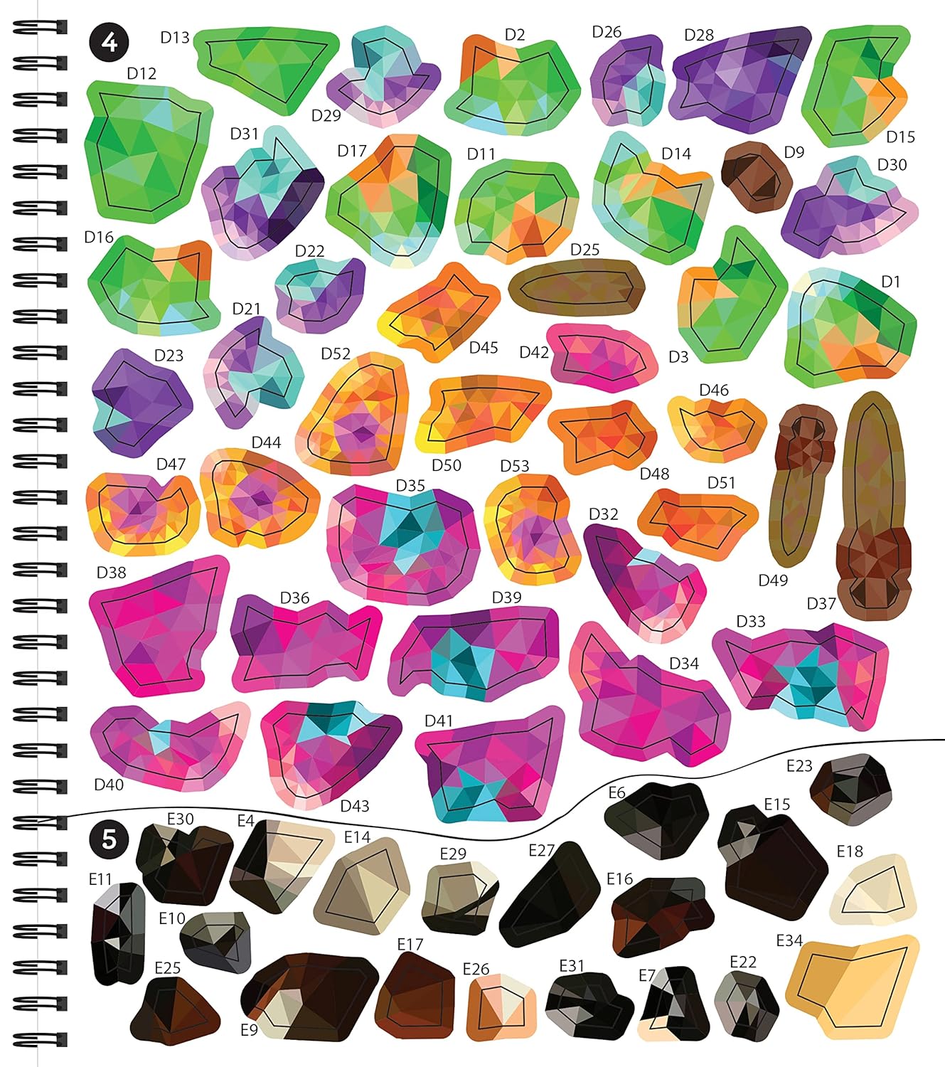 Brain Games - Sticker by Number: Butterflies - 2 Books in 1 (42 Images to Sticker) - Image 4