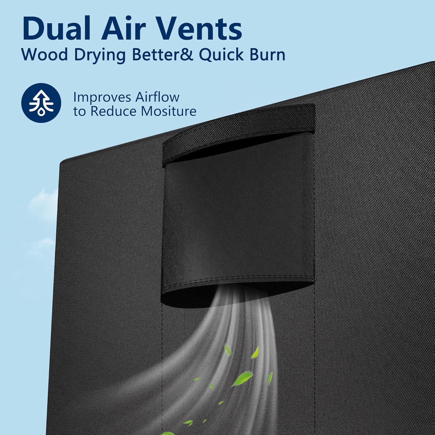 4ft Amagabeli  Firewood Log Rack with Cover Outdoor Heavy Duty Firewood Rack With Weather Resistant 600D Oxford Fabric Cover Indoor Outdoor Wood Racks for Fire Wood Holder