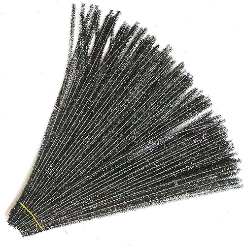 Miniatura 7 de Carykon 200 limpiadores de tuberías con tallos de oropel con purpurina de 12 pulgadas (mezcla)