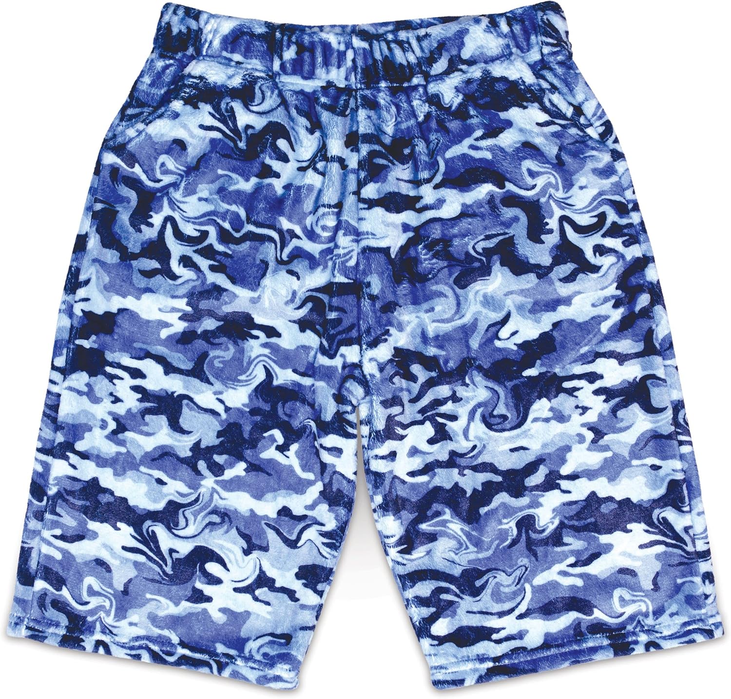 iscream Big Boys Fun Print Silky Soft Plush Shorts - Fun and Games Collection
