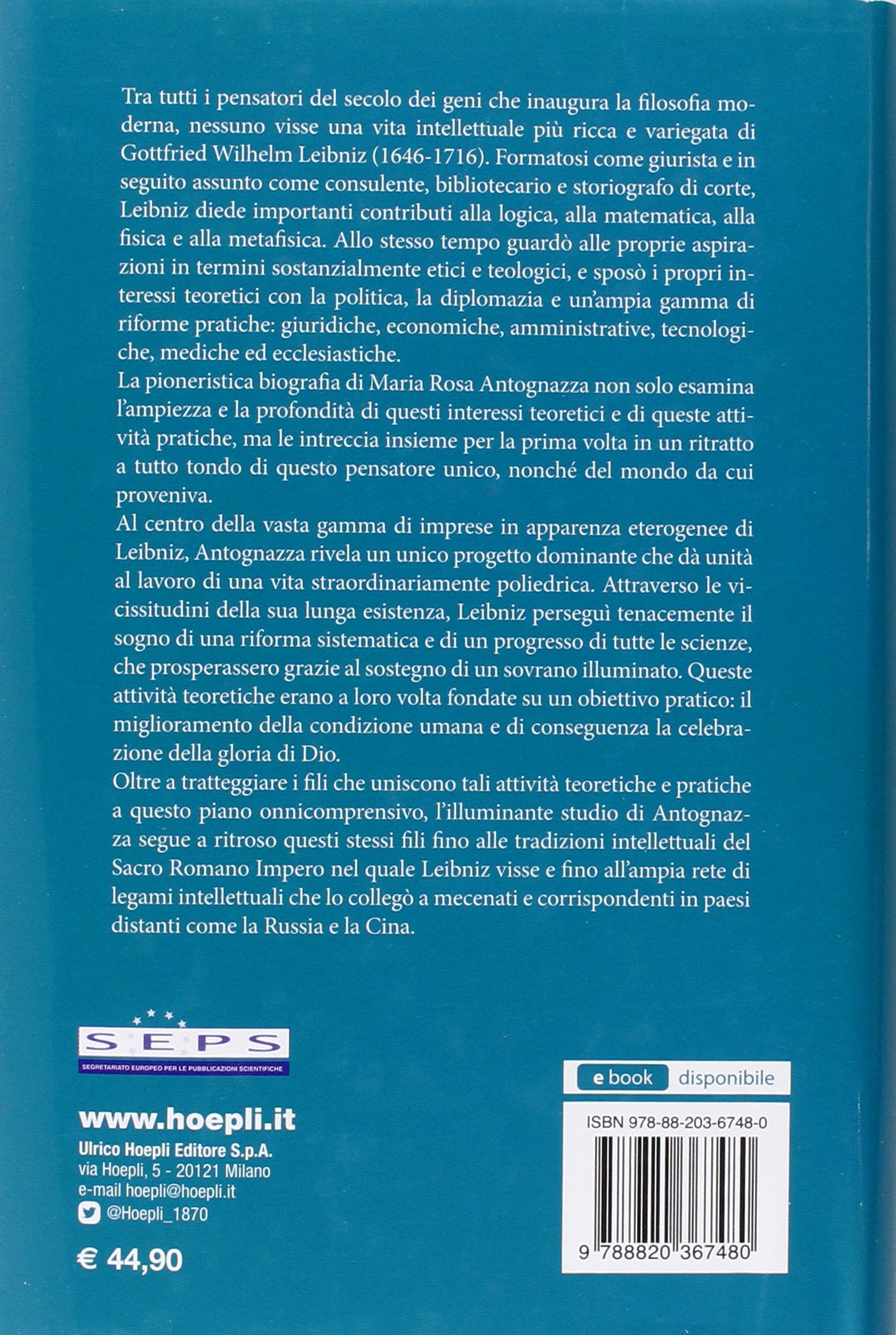 Leibniz. Una biografia intellettuale