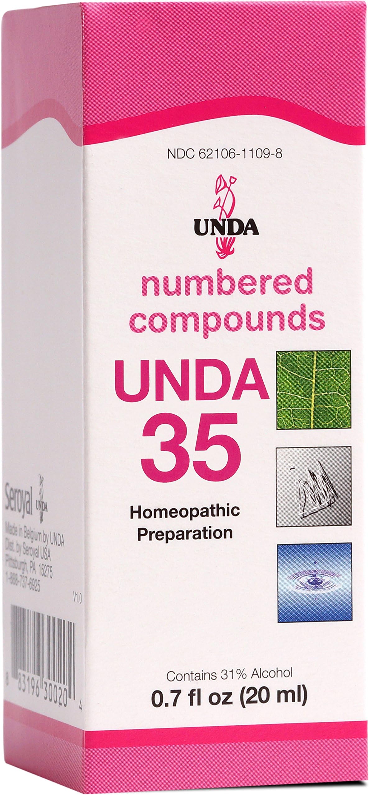 35 Numbered Compounds | Homeopathic Preparation | 0.7 fl. oz.