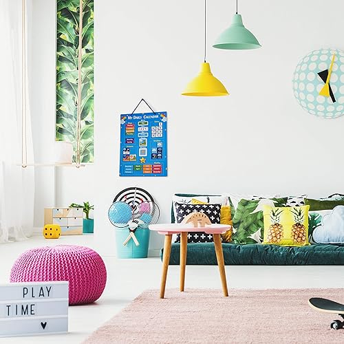 Miniatura 7 de Simply Magic Calendario infantil 2025 - Mi primer calendario magnético diario para niños, tablero All About Todo, calendarios de días de la semana