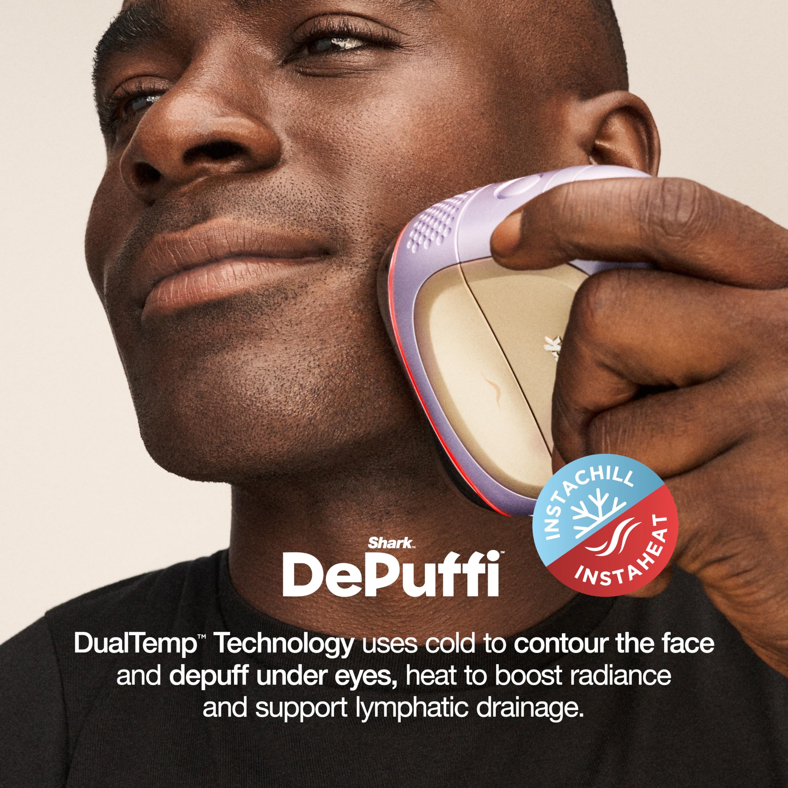 Shark FacialPro Glow at-Home Hydro-Powered Facial System with DePuffi Hot & Cold Therapy – Professional Spa Skincare Device for Pore Cleansing, Hydration, & Radiant Glow, Blue, FH320