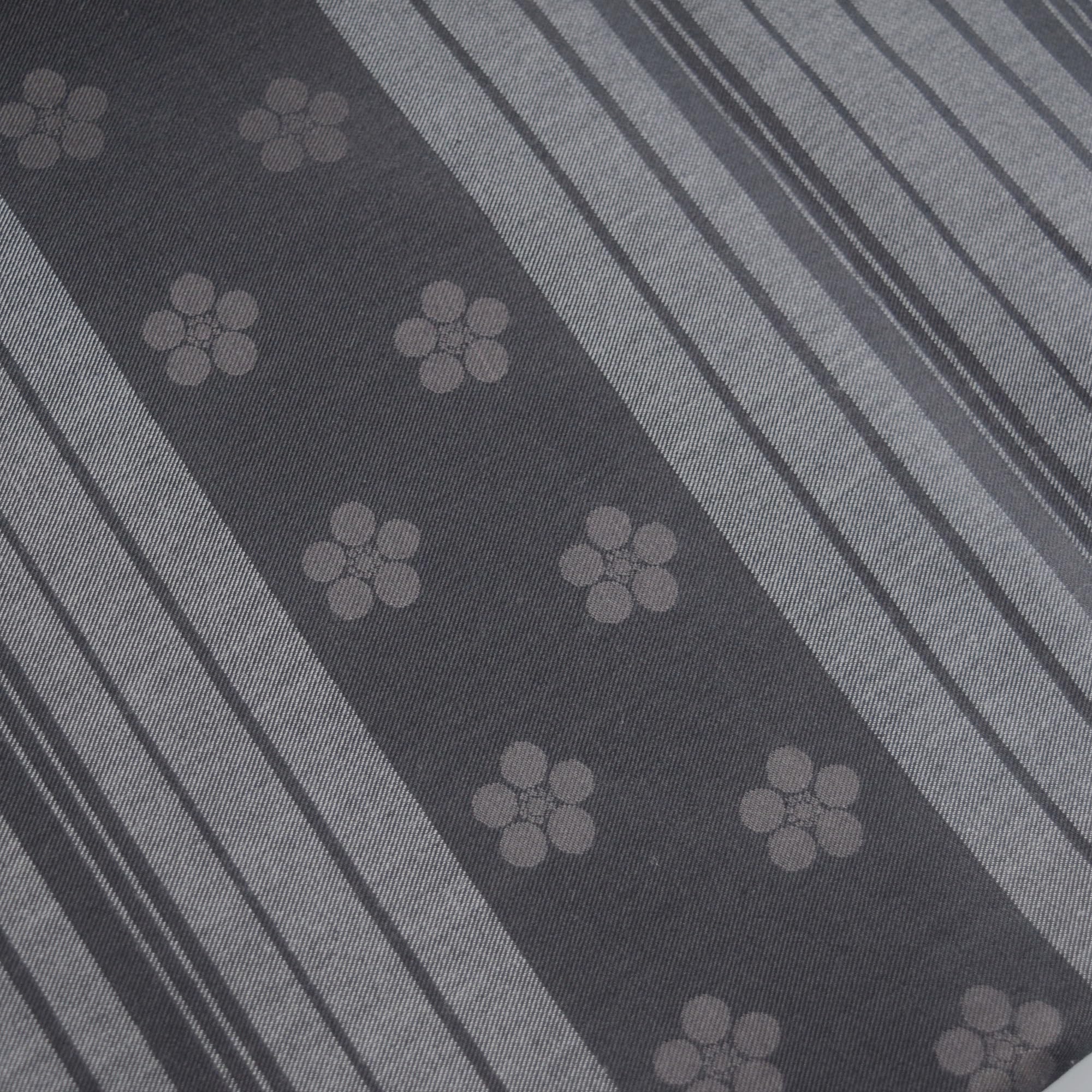 KYOTO ASAHIYA Furoshiki Tissu d'emballage en coton japonais pour homme Motif pissenyisme Gris 90 cm