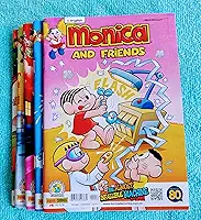 Kit Gibi Turma da Monica inglês com 5 (Unidades) - Sem Repetições
