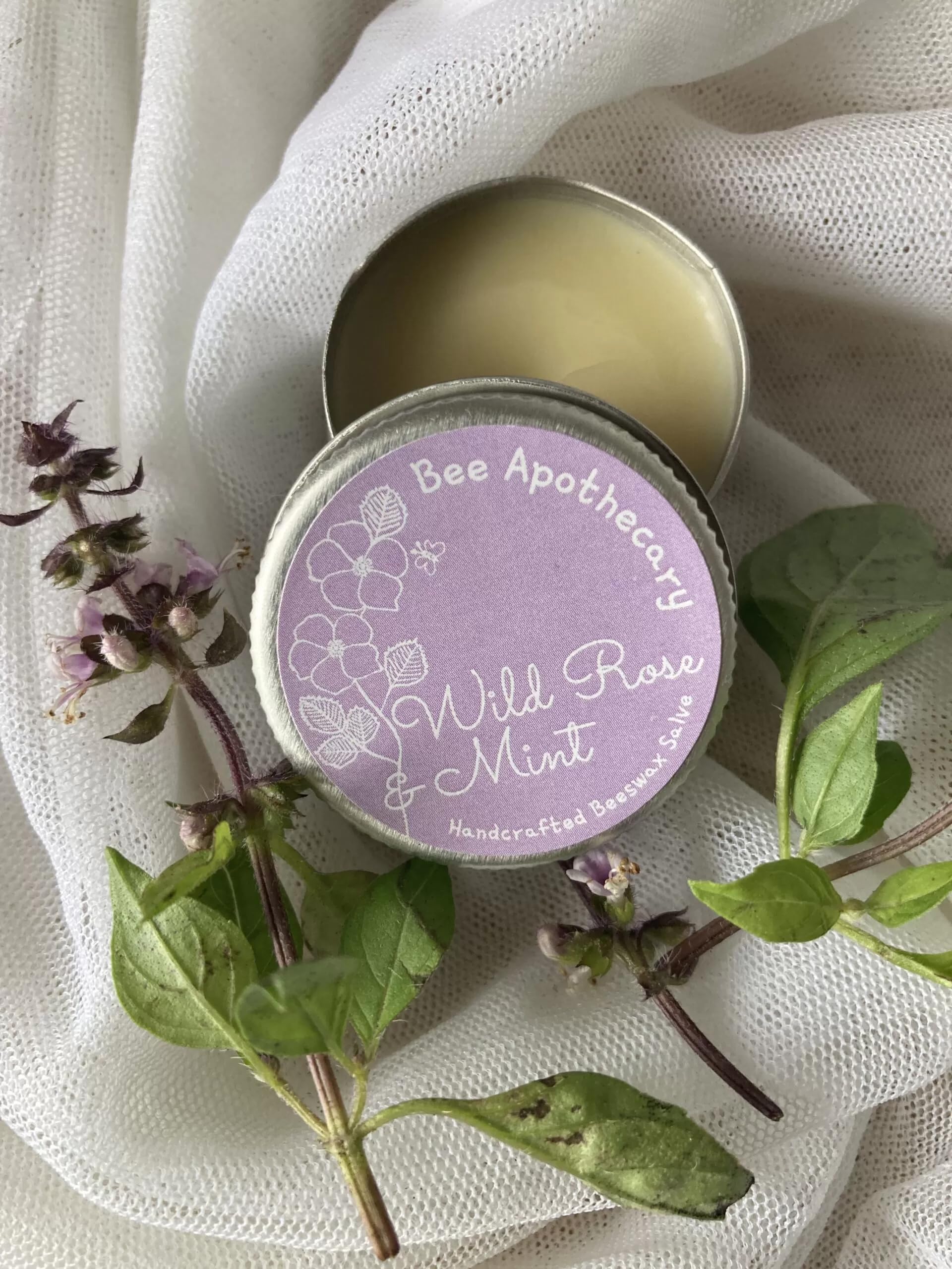 Tenaciousbee Himalayan Mint Beeswax Salve, Natural Moisturising Balm for Dry Skin, Lips and Cuticles, 15g-image-48