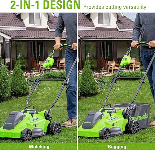 Miniatura 4 de Greenworks Cortacésped inalámbrico TruBrushless de 40 V y 16 pulgadas, batería de 4.0 Ah y cargador incluidos y carrete de línea de repuesto de
