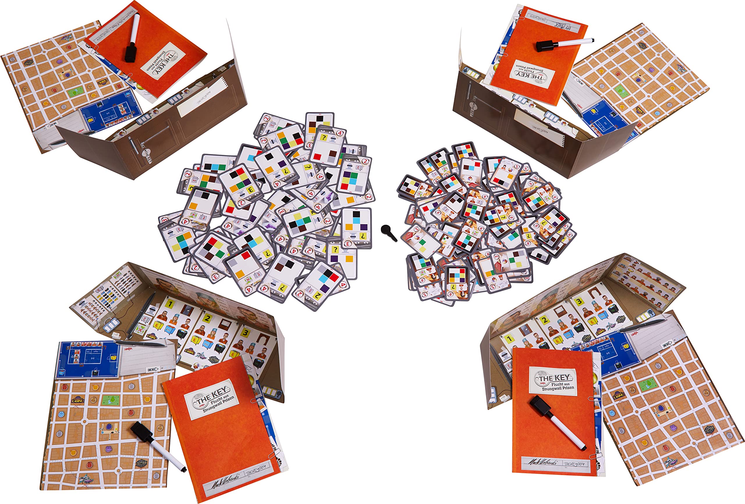 HABA 306846 - The Key – Fuga de la Prisión Strongwall, Juego de investigación Nivel Experto. Más 12 años