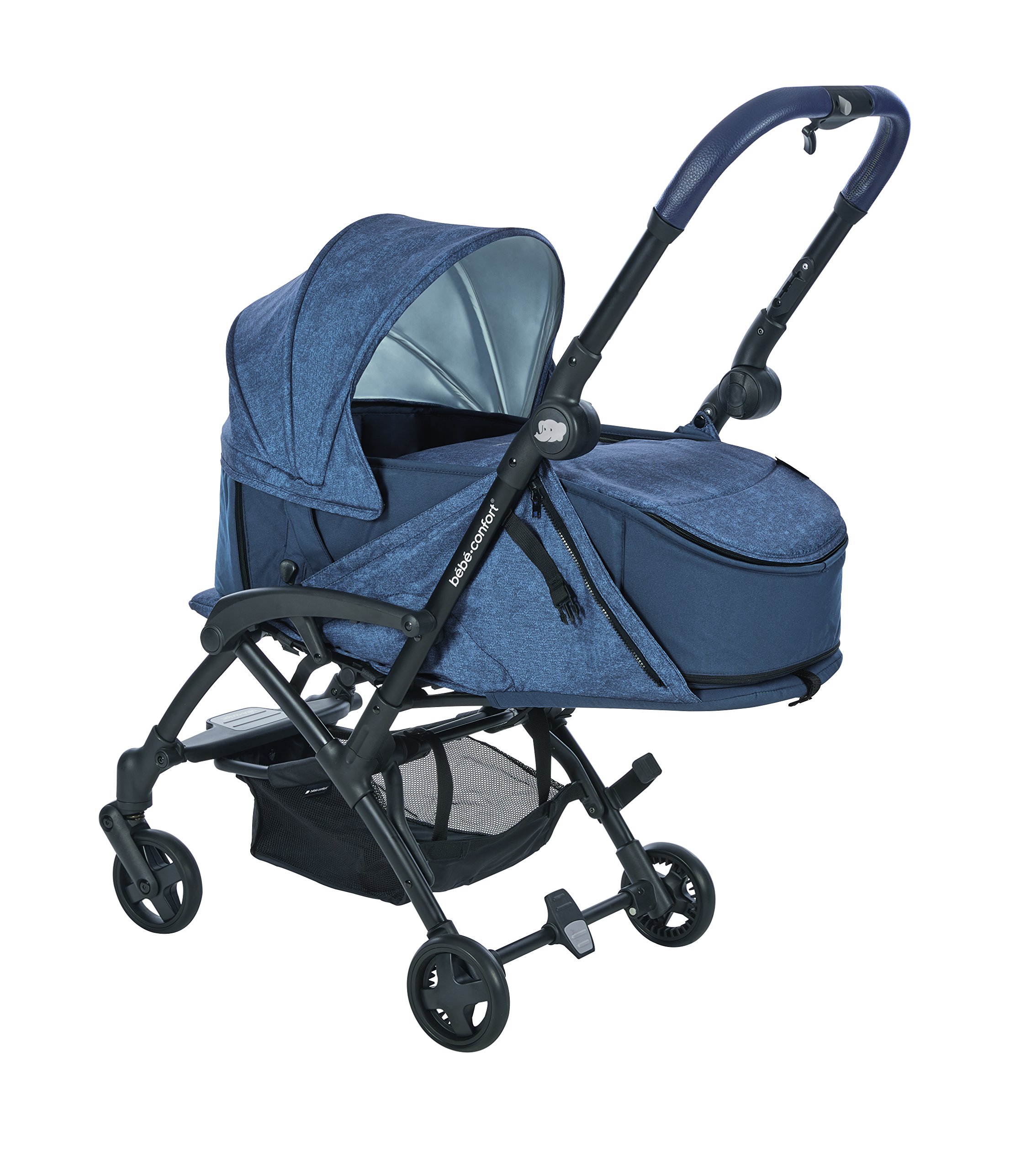 Bébé Confort Nacelle Souple pour Poussette Laika, de la Naissance à 6 Mois 0-10 kg, Nomad Blue