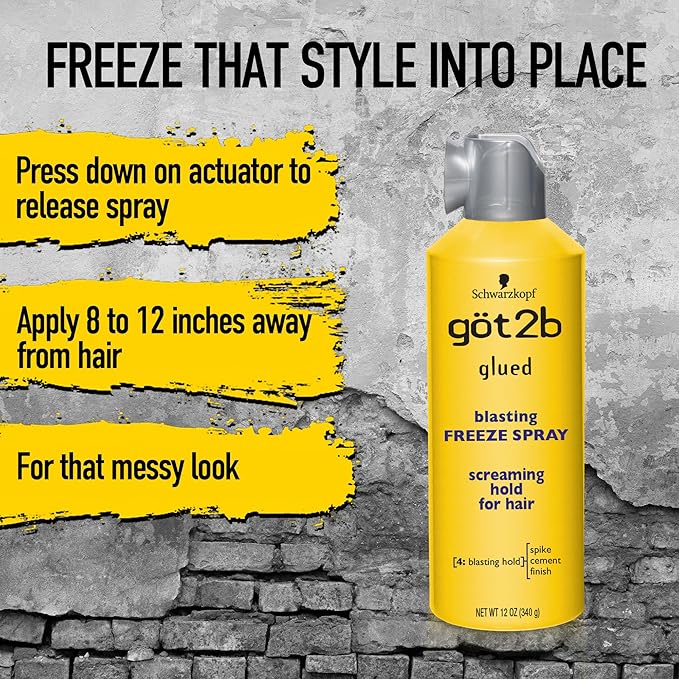 Got2b Glued Blasting Freeze Hairspray 12 oz Pack de 2 miniatura 2