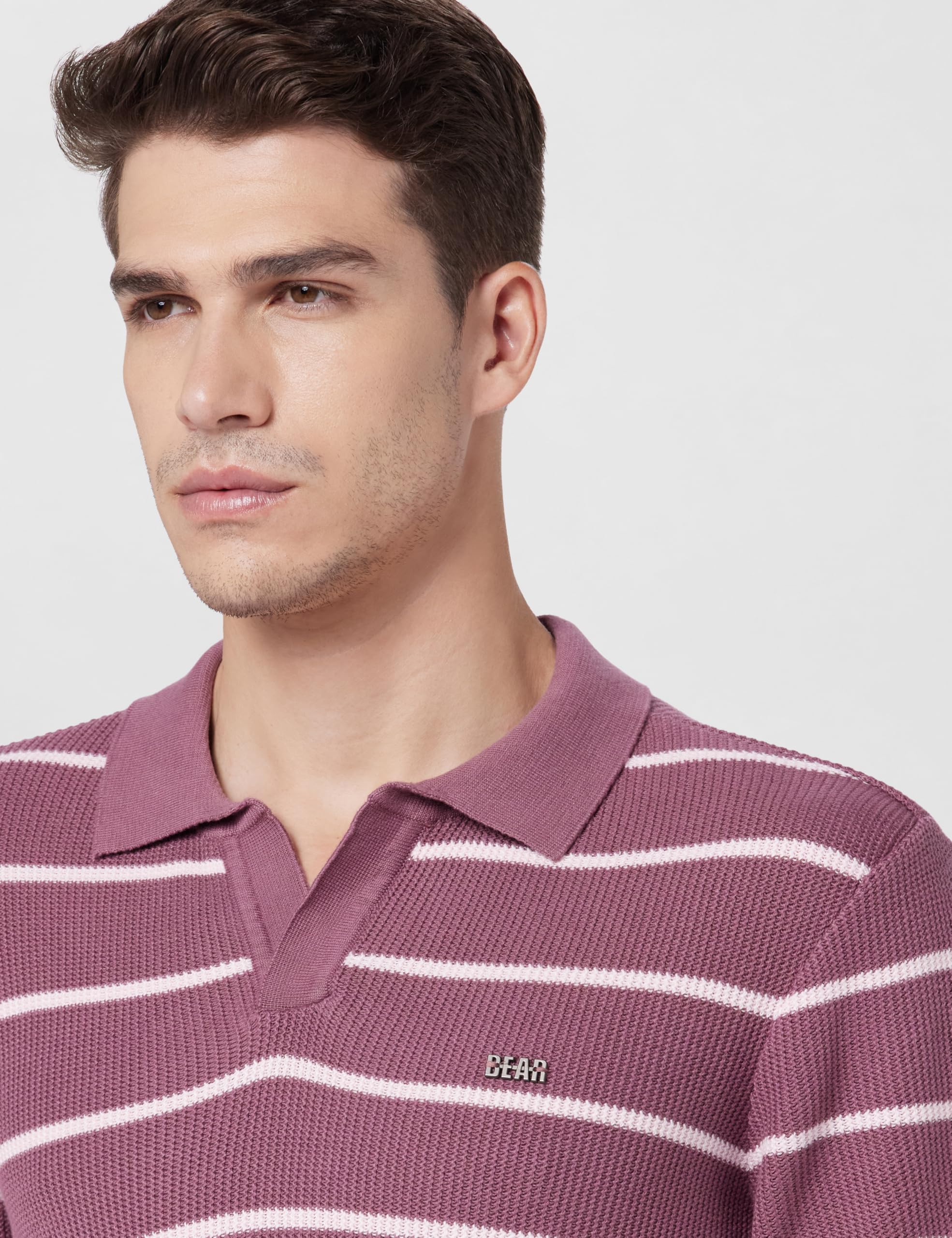 THE BEAR HOUSE Men's Striped Slim Fit T-Shirt 2