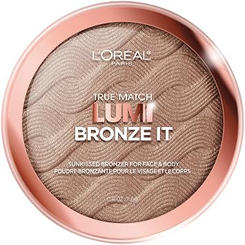 LOreal Paris Cosmetics True Match Lumi Bronze It Bronzer For Face And Body, Deep, 0.41 Fluid Ounce