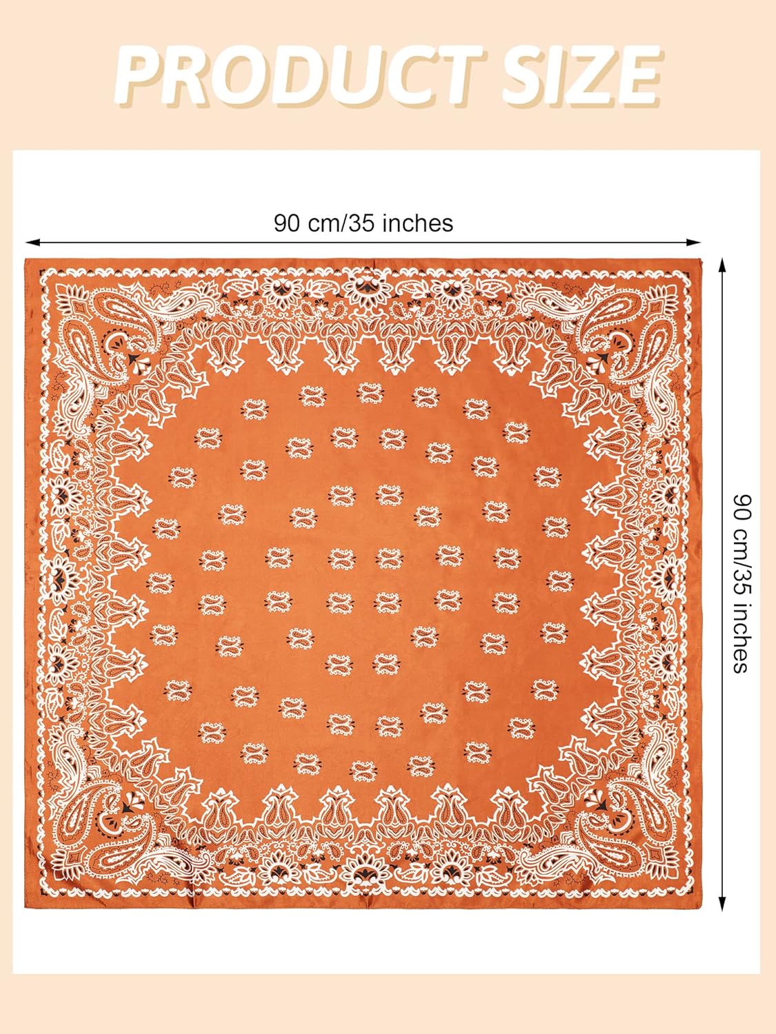 Janmercy 16 Pcs 35" Satin Head Scarf Hair Scarf Silk Like Bandana Large Square Satin Headwear Silk Headscarf Neck Hair Wrap for Sleeping Women Valentine Gift