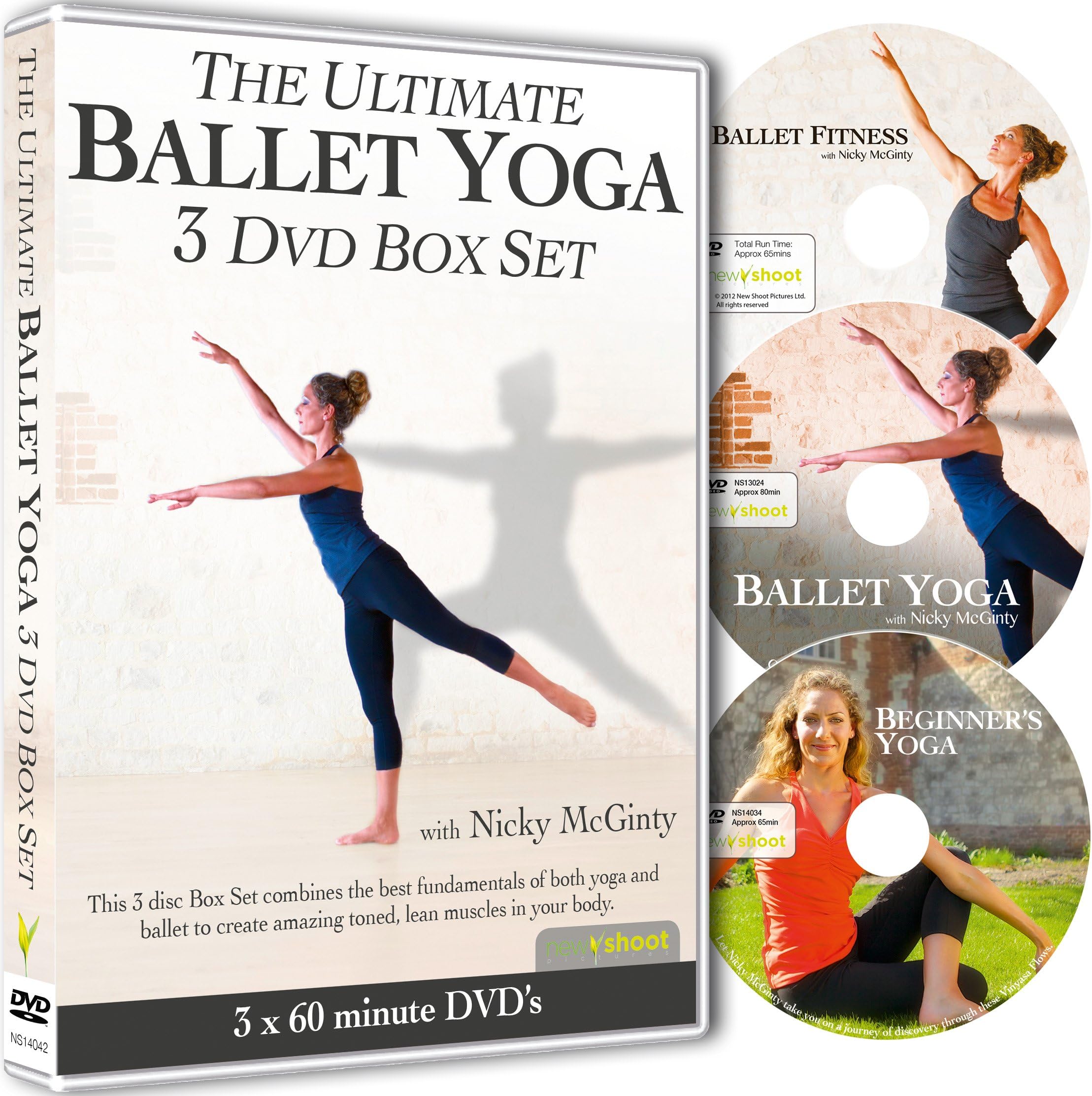 The Ultimate BALLET YOGA 3 DVD Box Set with Nicky McGinty
