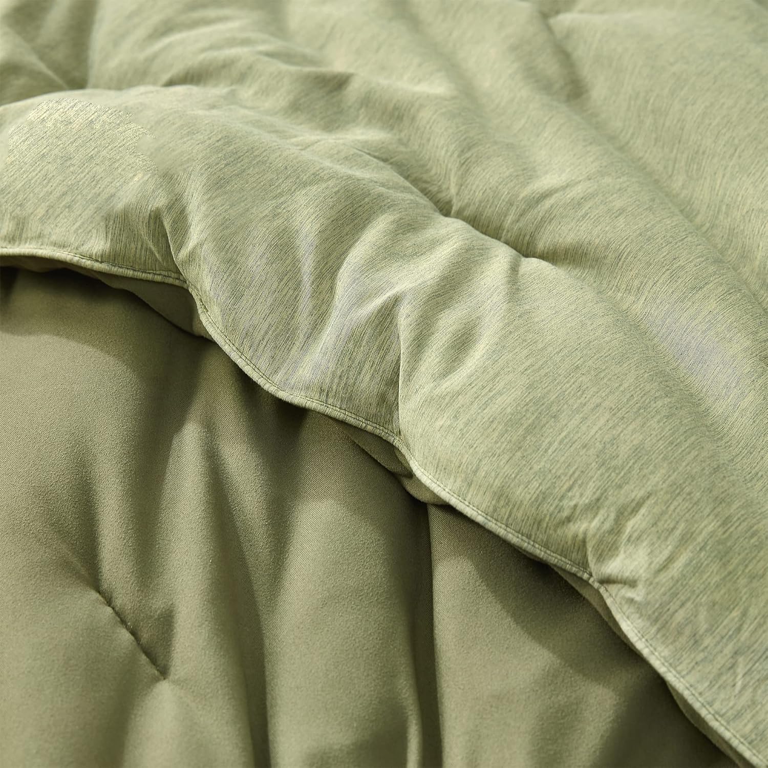 Byourbed Yoga Pants® - Coma Inducer® Oversized King Cooling Comforter Set - Military Green