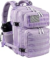 Vista 26 de LHI Mochila Militar Táctica para Hombres y Mujeres 25L/35L Mochila de Asalto del Ejército Bolsa Mochila Pequeña con Portabotellas